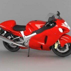 Modello 3d della motocicletta Ninja