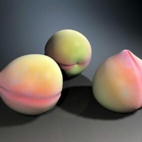 Apple Fruit Sculpture 3d model