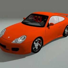 Gammel Porsche 911 bil 3d-modell