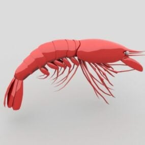 Red Sea Prawn 3d-model