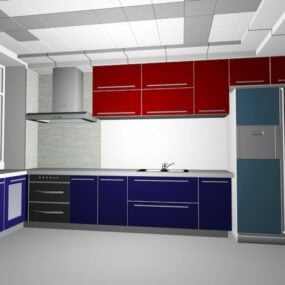 Modern Kitchen Yambo Design 3d model