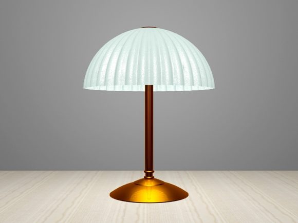 Lámpara de mesa retro elegante