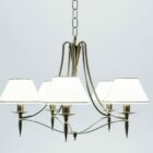 Retro Chandelier with Shades