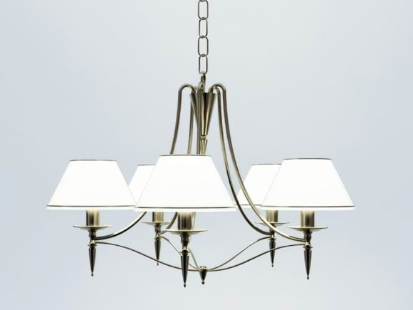 Beautiful Retro Chandelier With Shades