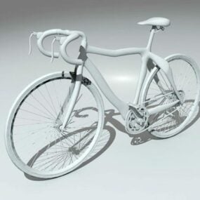 Modelo 3d de bicicleta de estrada