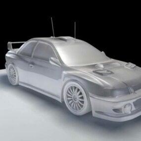Road Racing Car 3d model