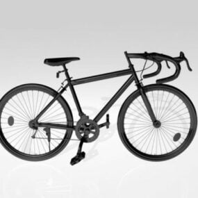 Modello 3d di bici da corsa in carbonio