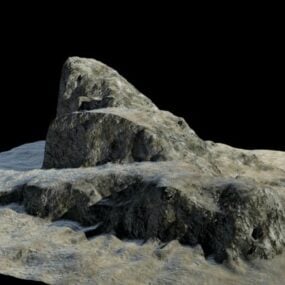 ロッキーヒルの風景3Dモデル