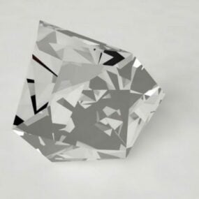 Rough Diamond Jewelry 3d model