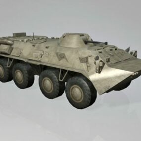 דגם 3D רכב רוסי Btr Apc
