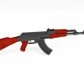 مدل سه بعدی Ak47 روسی