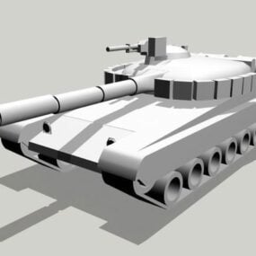 俄罗斯T80坦克概念3d模型