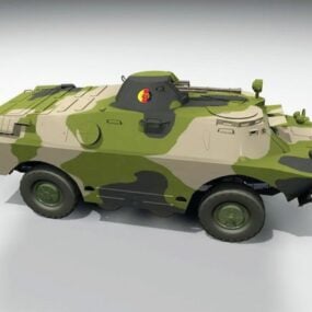 Spw40 Armored Carrier 3d-model