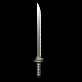 סמוראי חרב מודרני סגנון תלת מימד