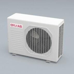 Sanyo luftkonditionering 3d-modell