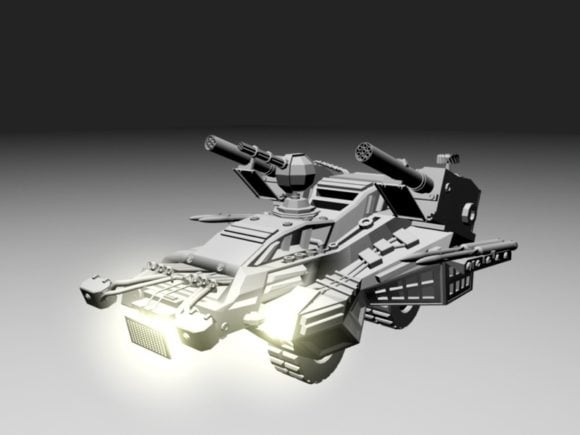Scifi bojové bojové vozidlo