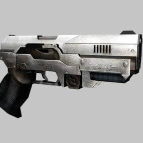 Modello 3d della pistola da gioco Scifi