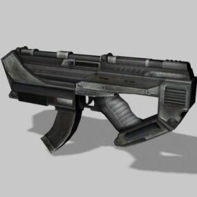 科幻游戏手枪3d模型