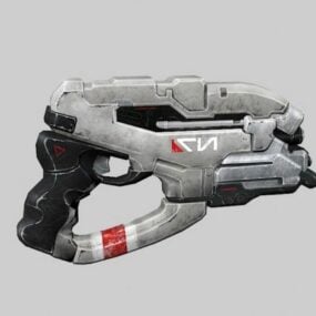 Modelo 3D de pistola laser Scifi