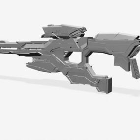 Scifi Laser Rifle 3d-modell
