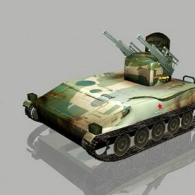 Selbstfahrendes Fahrzeuggewehr 3D-Modell