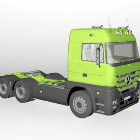 Semi-trekker vrachtwagenvervoer 3D-model