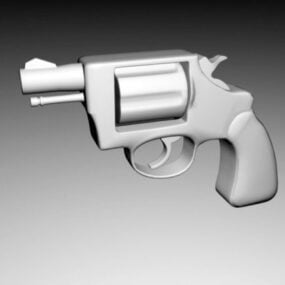 Krátký 3D model revolveru