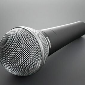 Shure Microphone 3d malli