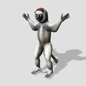 Cartoon Koala Bear Toy 3d model