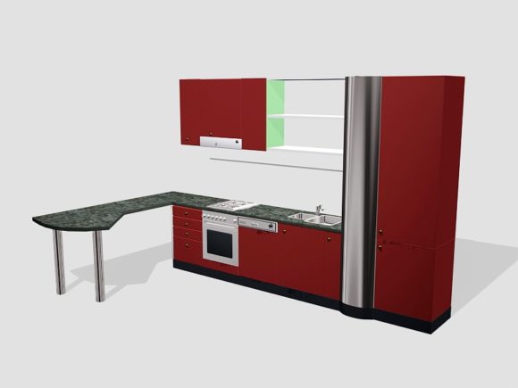 Design-Ideen für die Küche einer Wohnung