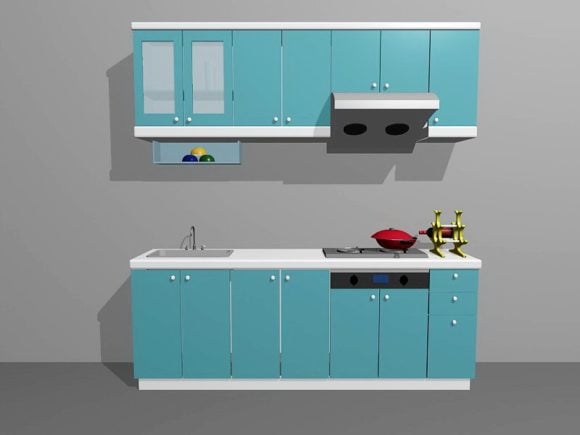 Apartment Kitchen Small Cabinet