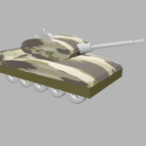 Lowpoly Army Tank 3d model