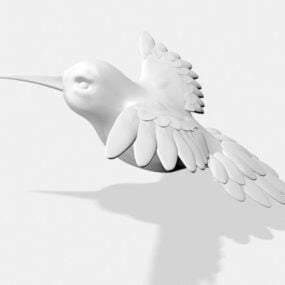 پرنده کوچک Lowpoly مدل سه بعدی