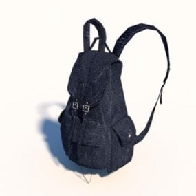 Model 3d Lady Fashion Backpack