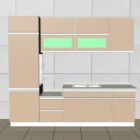 تصميم خزانة مطبخ صغيرة الحجم