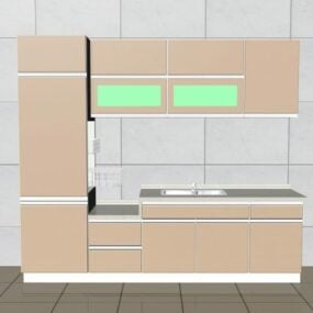 Kitchen Wall Oven Unit 3d model