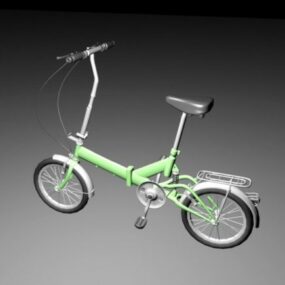 Modelo 3d de mini bicicleta
