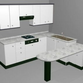 Sink Scandinavian Design 3d model