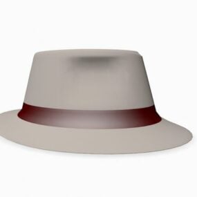 Model 3D kapelusza Sombrero w stylu vintage