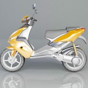 Model 3D motocykla sportowego motoroweru