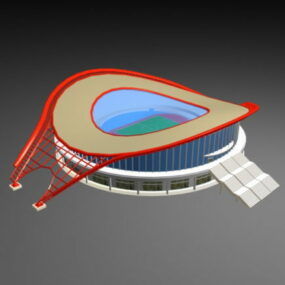 Sport Stadium Architecture Building 3d model
