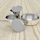 Stainless Steel Pans Set