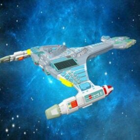 Starship Uss Ncc Spaceship 3d model