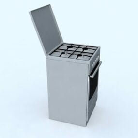 Kitchen Stainless Steel Utensils Rack 3d model