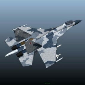 Sci-fi Attack Fighter Sapcecraft 3d model