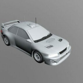 Auto sportiva Subaru Wrx Sti modello 3d