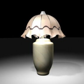 Bedroom Table Lamp Art Decor 3d model