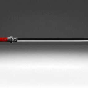 Tang-dynastian kiinalainen miekka 3d-malli