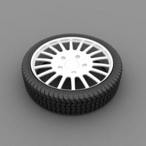Car Tire Wheel Modern 3d model