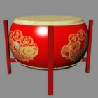 Tambour chinois traditionnel